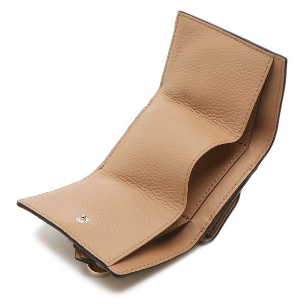 クロエ 三つ折り財布 アルファベット ミニ財布 ベージュ レディース CHLOE CHC21WP946 F57 26X 詳細画像