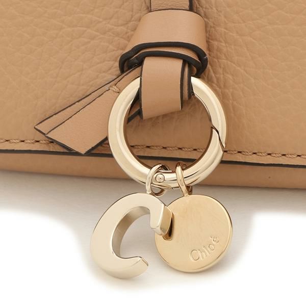 クロエ 三つ折り財布 アルファベット ミニ財布 ベージュ レディース CHLOE CHC21WP946 F57 26X 詳細画像