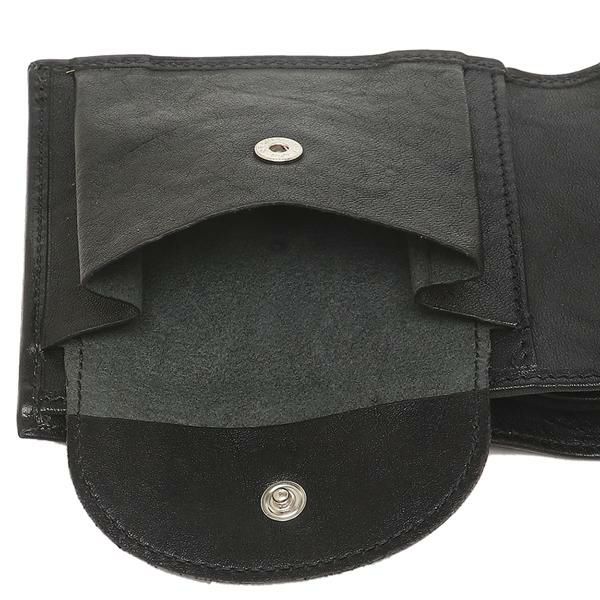 イルビゾンテ 二つ折り財布 ブラック メンズ IL BISONTE SBW023 PO0001 BK116 詳細画像