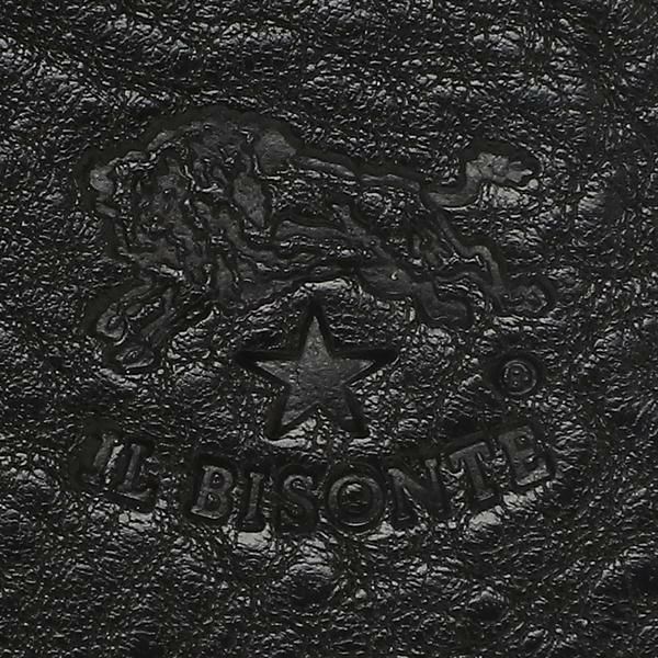 イルビゾンテ 二つ折り財布 ブラック メンズ IL BISONTE SBW023 PO0001 BK116 詳細画像
