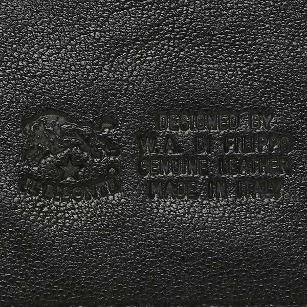 イルビゾンテ 二つ折り財布 ブラック メンズ IL BISONTE SBW023 PO0001 BK116 詳細画像