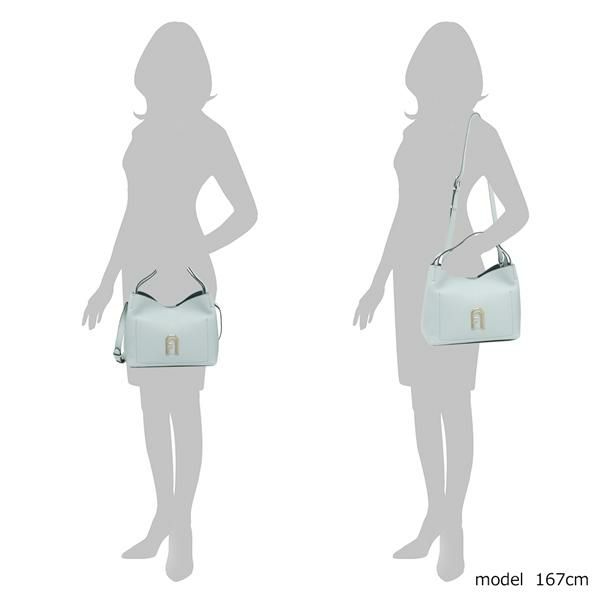 フルラ ハンドバッグ ショルダーバッグ プリムラ Sサイズ ホーボーバッグ ブルー レディース FURLA WB00507 BX0041 AR300 詳細画像
