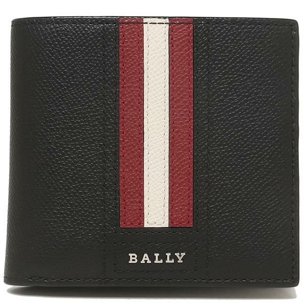 バリー 二つ折り財布 テイゼル ブラック メンズ BALLY 6218013 589877 F010 詳細画像