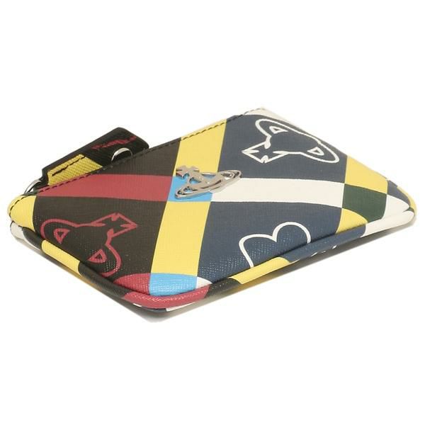 ヴィヴィアンウエストウッド コインケース ハート チェック マルチカラー メンズ VIVIENNE WESTWOOD 51010007 S000C O313 詳細画像