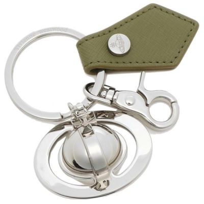 プラダ キーリング キーホルダー サフィアーノ ハート レディース