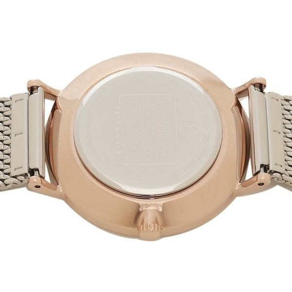 コーチ レディース 時計 ペリー 36mm クォーツ ホワイト シルバー COACH 14503629 ステンレス 詳細画像