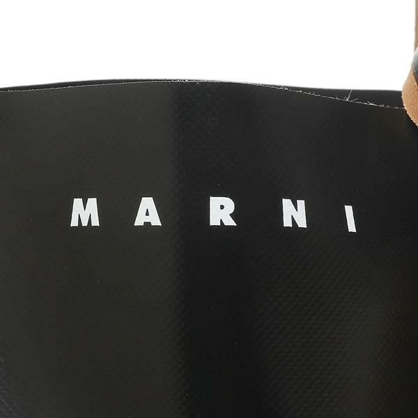 マルニ トートバッグ ブラック マルチカラー メンズ レディース MARNI SHMQ000A11 P5066 LPN99 A4対応 詳細画像