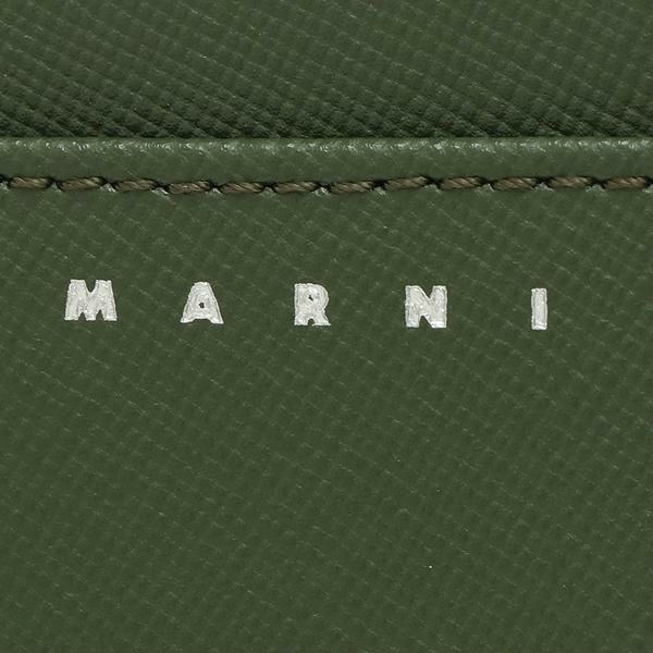 マルニ カードケース トランク フラグメントケース コインケース グリーン メンズ レディース MARNI PFMO0025LP LV520 Z587W 詳細画像