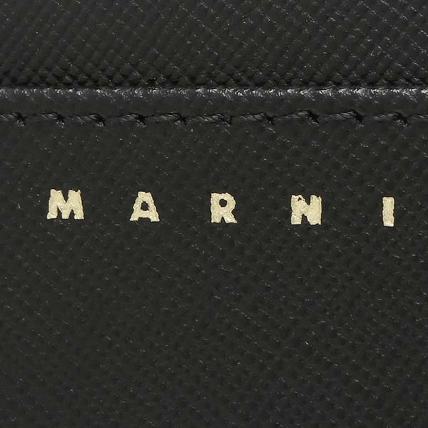 マルニ カードケース トランク フラグメントケース コインケース ブラック メンズ レディース MARNI PFMO0025LP LV520 Z589W 詳細画像