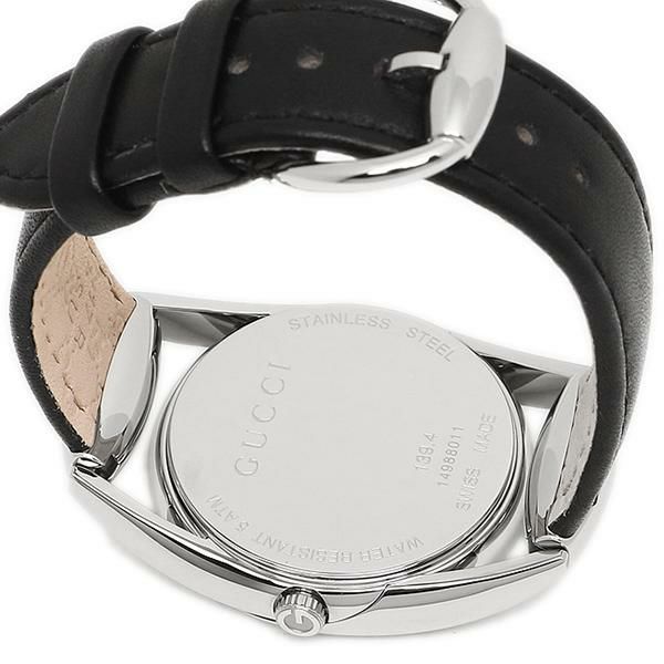グッチ 腕時計 レディース GUCCI YA139401 ブラック シルバー 詳細画像