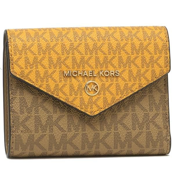 マイケルコース 三つ折り財布 ジェットセット チャーム ミニ財布 イエローマルチ レディース MICHAEL KORS 32S1GT9E6B 820  2022秋冬新作 | AXES