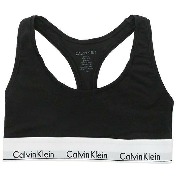 カルバンクライン アウトレット ブラレット ブラック レディース CALVIN KLEIN F3785 001 詳細画像