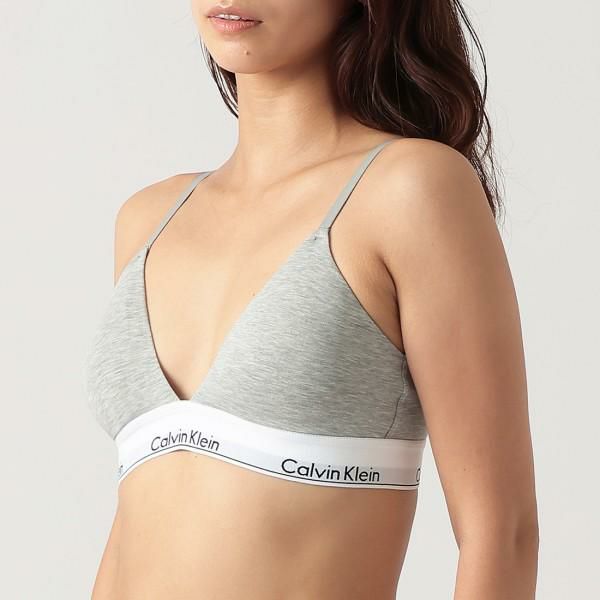 カルバンクライン アウトレット ブラレット グレー レディース CALVIN KLEIN QF5650 020 詳細画像
