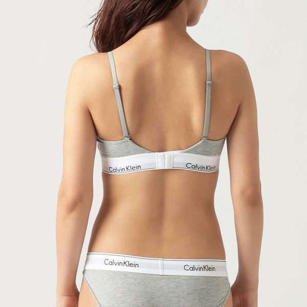 カルバンクライン アウトレット ブラレット グレー レディース CALVIN KLEIN QF5650 020 詳細画像
