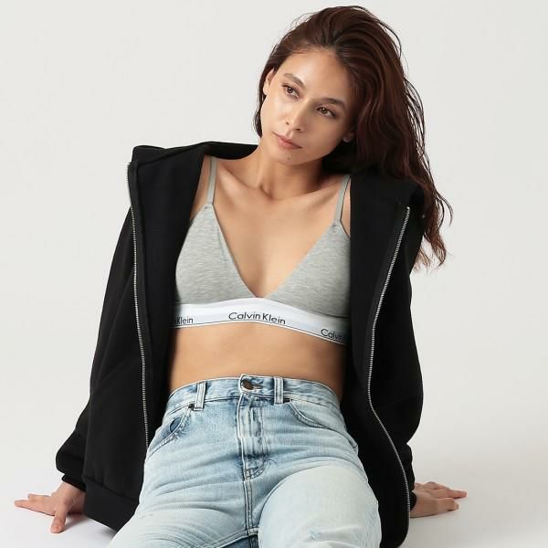 カルバンクライン アウトレット ブラレット グレー レディース CALVIN KLEIN QF5650 020 詳細画像