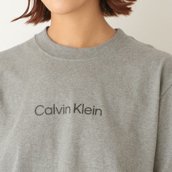 カルバンクライン アウトレット Tシャツ ロゴT グレー レディース CALVIN KLEIN SP40575286 GREY 詳細画像