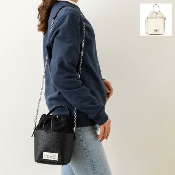 メゾンマルジェラ ショルダーバッグ ハンドバッグ 2WAY バケットバッグ レディース Maison Margiela S61WG0035 P4348