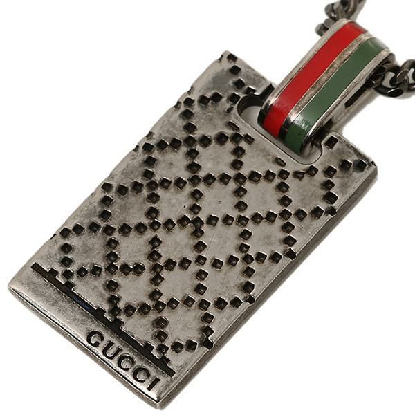 グッチ ネックレス アクセサリー メンズ　レディース GUCCI 310481 J89L0 8518 ディアマンテモチーフ ペンダント ブロンズ 詳細画像