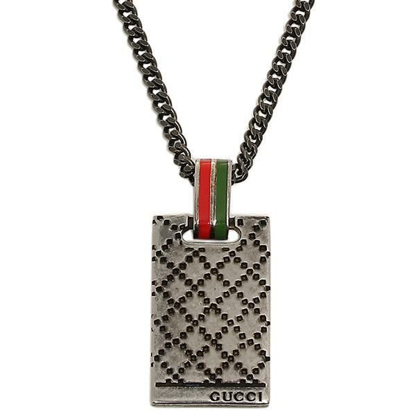 グッチ ネックレス アクセサリー メンズ　レディース GUCCI 310481 J89L0 8518 ディアマンテモチーフ ペンダント ブロンズ 詳細画像