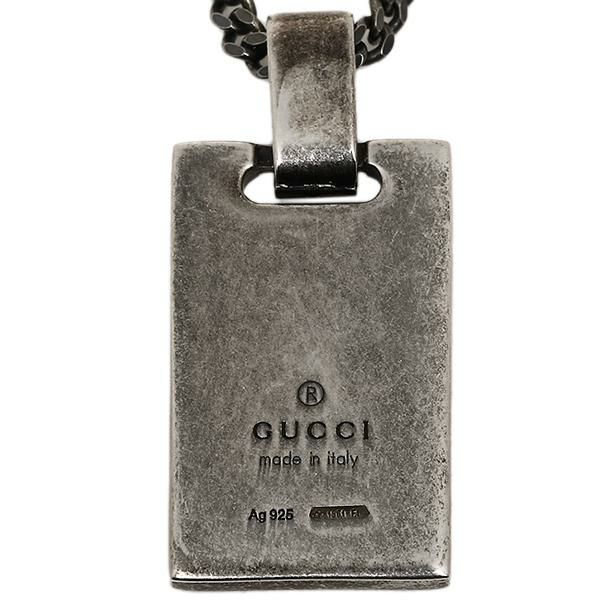 グッチ ネックレス アクセサリー メンズ　レディース GUCCI 310481 J89L0 8518 ディアマンテモチーフ ペンダント ブロンズ 詳細画像