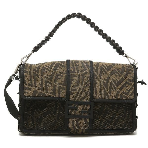 フェンディ ショルダーバッグ バゲット ブラック ブラウン メンズ FENDI 7VA534 AFT6 F164H A4対応 詳細画像