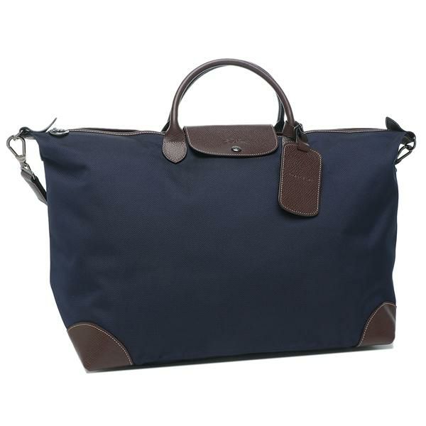 ロンシャン ハンドバッグ ショルダーバッグ ボックスフォード Lサイズ 2WAY トラベルバッグ ブルー メンズ LONGCHAMP 1624 080 127 A4対応