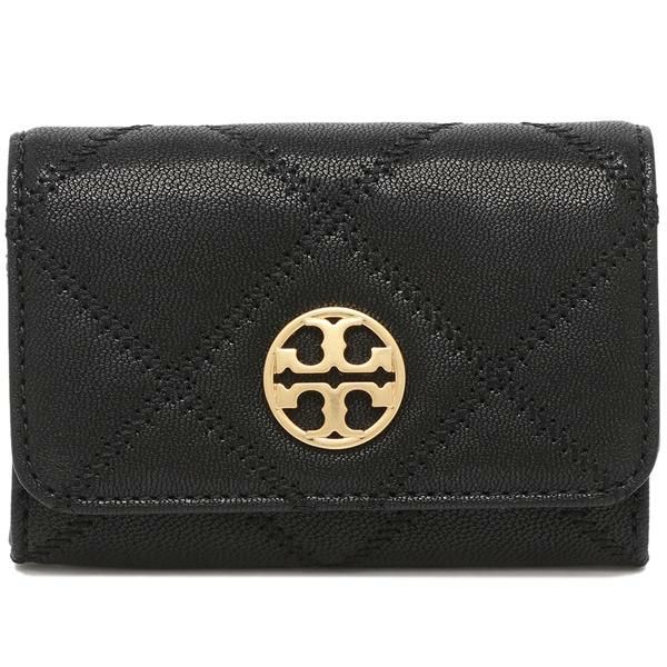 トリーバーチ アウトレット カードケース ウィラ ブラック レディース TORY BURCH 87866 001 詳細画像