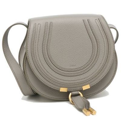 クロエ ショルダーバッグ マーシー サドルバッグ グレー レディース CHLOE CHC22AS680I31 053