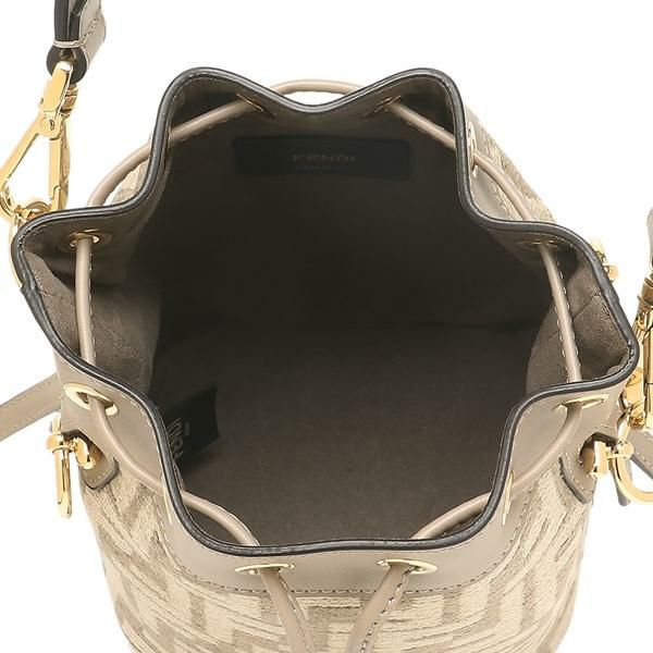 フェンディ ハンドバッグ ショルダーバッグ モン トレゾール ミニバッグ バケットバッグ ベージュ レディース FENDI 8BS010 ALMK F1IQS 詳細画像