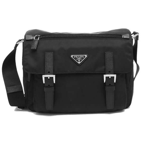 プラダ ショルダーバッグ ヴェラ リナイロン トライアングルロゴ ブラック レディース PRADA 1BD953 RV44 B1M F0002 詳細画像