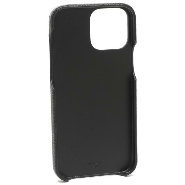 プラダ iPhoneケース スマートフォンケース サフィアーノ ロゴ ブラック メンズ レディース PRADA 1ZH146 QWA F0002 詳細画像