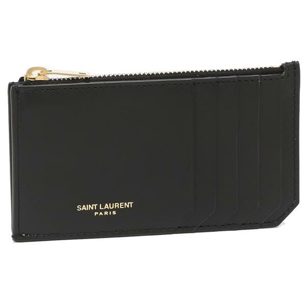 サンローランパリ カードケース フラグメントケース コインケース ブラック レディース SAINT LAURENT PARIS 631992 2R20J 1000