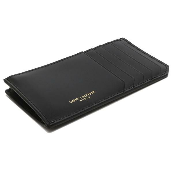 サンローランパリ カードケース フラグメントケース コインケース ブラック レディース SAINT LAURENT PARIS 631992 2R20J 1000 詳細画像