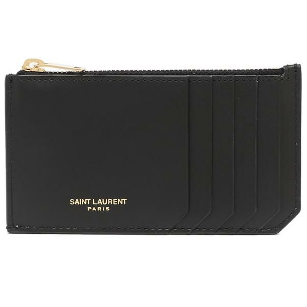 サンローランパリ カードケース フラグメントケース コインケース ブラック レディース SAINT LAURENT PARIS 631992 2R20J 1000 詳細画像