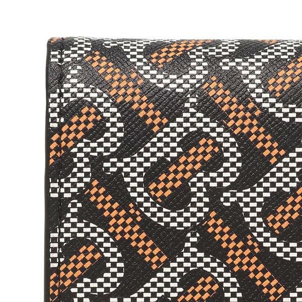 バーバリー 長財布 キャベンディッシュ ブラック オレンジ メンズ BURBERRY 8059343 A2598 詳細画像