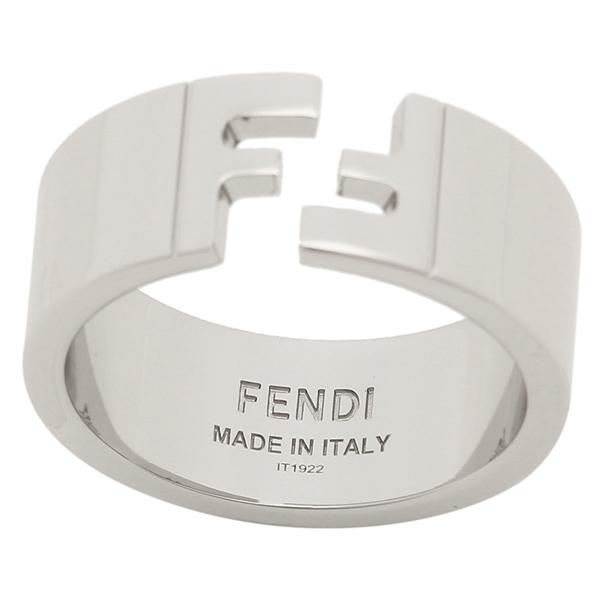 フェンディ 指輪 アクセサリー リング FFロゴ シルバー メンズ FENDI 7AJ193 B08 F0TH0 詳細画像