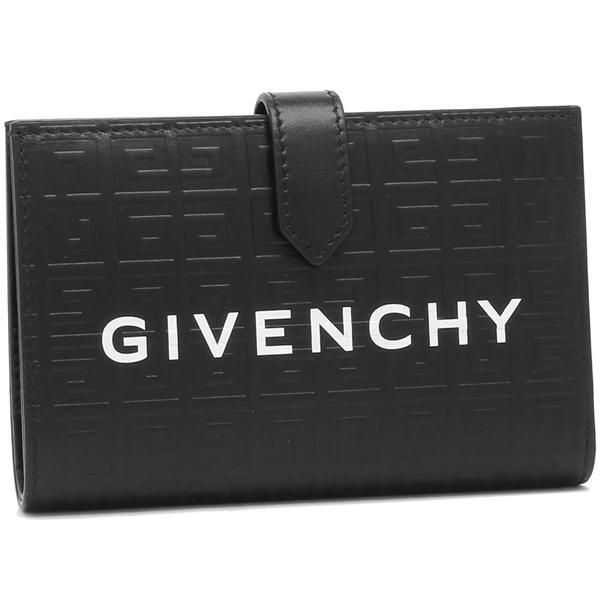 ジバンシィ 二つ折り財布 Gカット ブラック メンズ レディース GIVENCHY BB60K8B1J5 001