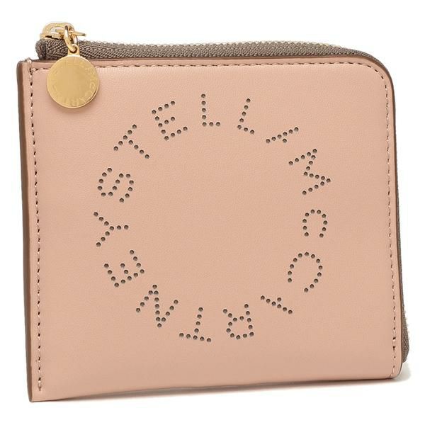 ステラマッカートニー カードケース コインケース エコ アルターマット ロゴ ベージュ レディース STELLA McCARTNEY 700253 W8856 6802