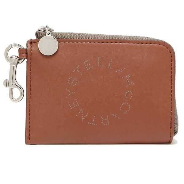 ステラマッカートニー カードケース フラグメントケース エコ アルターマット ブラウン レディース STELLA McCARTNEY 7P0007 W8856 2504 詳細画像