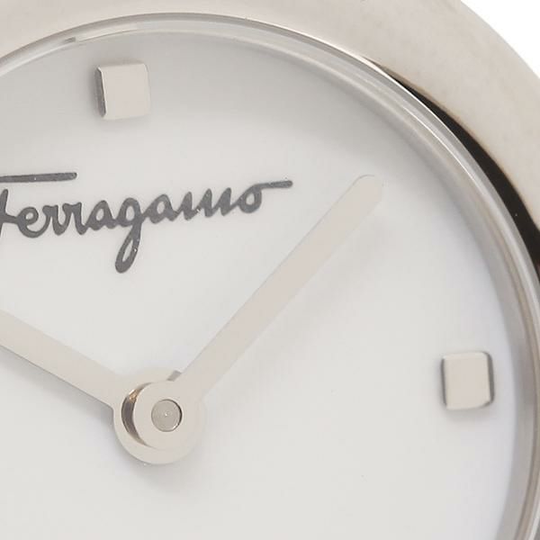 フェラガモ 時計 レディース バリナ 22mm クォーツ ホワイト ブラウン FERRAGAMO Salvatore Ferragamo SFHT01222 レザー 詳細画像