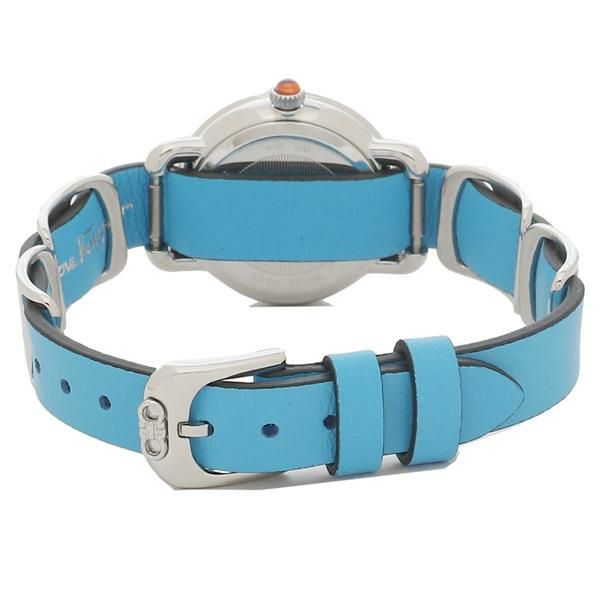 フェラガモ 時計 レディース バリナ 22mm クォーツ ホワイト ブルー FERRAGAMO Salvatore Ferragamo SFHT01322 レザー 詳細画像