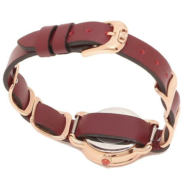 フェラガモ 時計 レディース バリナ 22mm クォーツ ホワイト レッド FERRAGAMO Salvatore Ferragamo SFHT01422 レザー 詳細画像