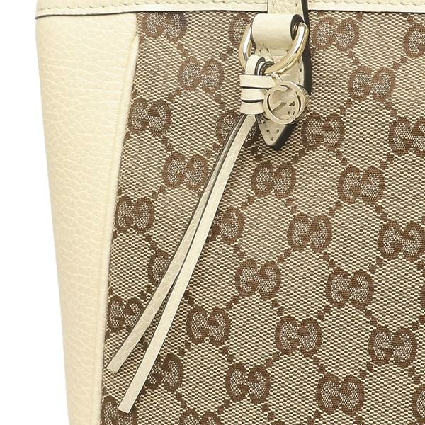 グッチ アウトレット ハンドバッグ GGキャンバス ベージュ ホワイト レディース GUCCI 449241 KY9LG 9780 詳細画像