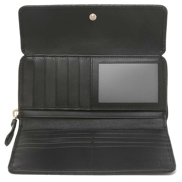 グッチ アウトレット 長財布 GGレザー ブラック レディース GUCCI 449364 BMJ1G 1000 詳細画像
