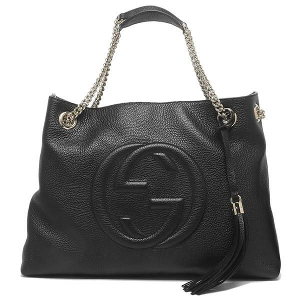 グッチ アウトレット トートバッグ フリンジ ブラック レディース GUCCI 536196 A7M0G 1000 A4対応 詳細画像