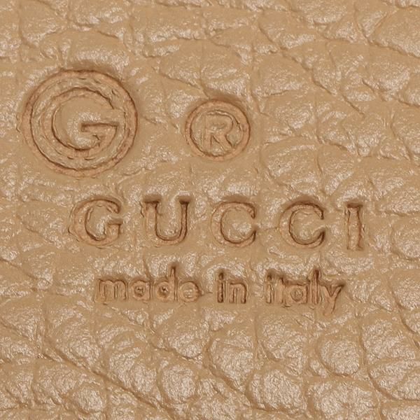 グッチ アウトレット 三つ折り財布 GGレザー ミニ財布 ベージュ レディース GUCCI 598207 A7M0G 2754 詳細画像