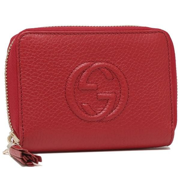 グッチ アウトレット コインケース ミニ財布 レッド レディース GUCCI 598209 A7M0G 6523