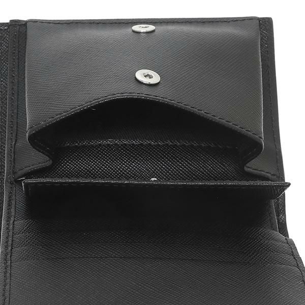 マルニ 二つ折り財布 ミニ財布 ブラック メンズ レディース MARNI PFMI0046U0 LV520 Z356N 詳細画像