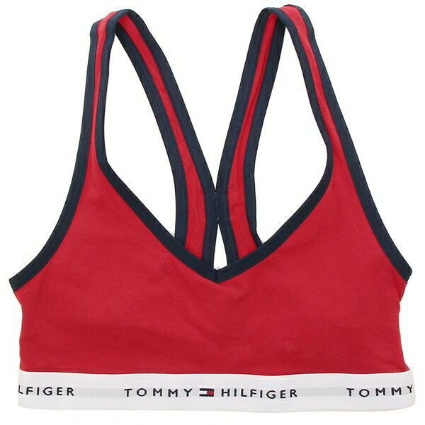 トミーヒルフィガー アウトレット ブラレット アンダーウェア スポーツブラ レッド レディース TOMMY HILFIGER 76A2550 611 詳細画像