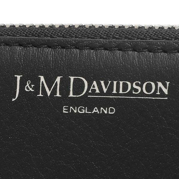 ジェイアンドエムデヴィッドソン 二つ折り財布 ミニ財布 コインケース ブラック レディース J&M DAVIDSON SSZW0XX SCXX 999S 詳細画像